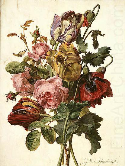 Gerard van Spaendonck Bouquet of Tulips china oil painting image